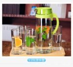 4PCS GLASS JAR WITH CUPS