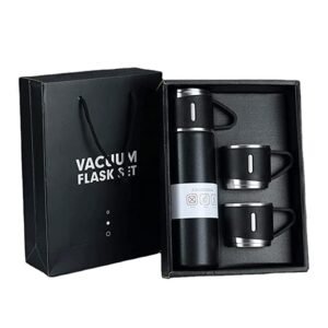 Vacuum Flask Set + Cups