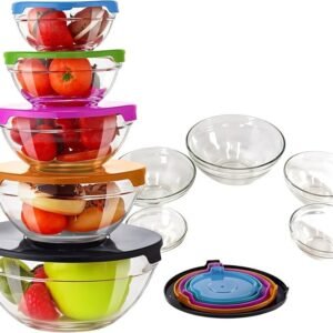 5 Pieces Glass Bowls Set