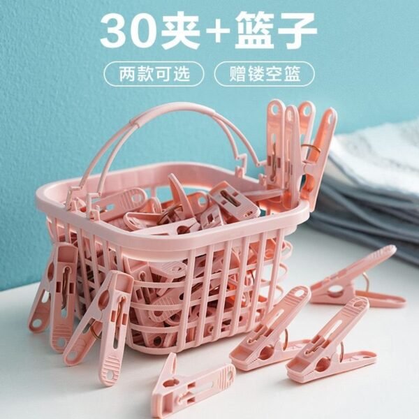 30pcs Pegs + Basket With Handle