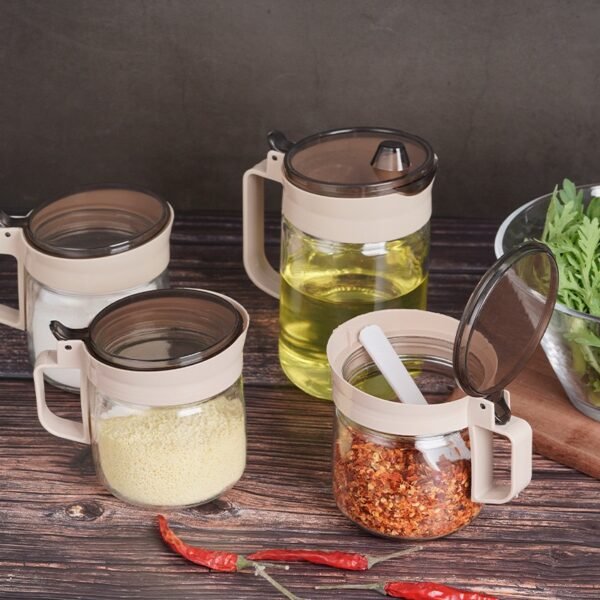 5pcs Highly Quality Kitchen Glass Containers