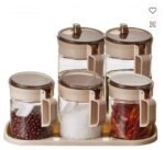 5pcs Highly Quality Kitchen Glass Containers