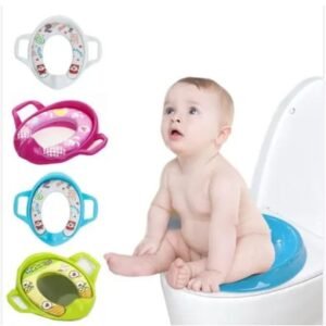 Kids Toilet Training Seat with Soft Cushion Pad