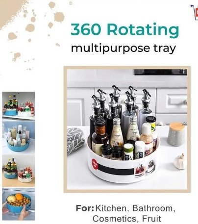 360 Rotating Multipurpose Tray