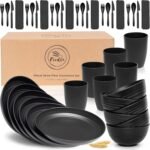 24pcs Wheat Grain Dinnerware Set