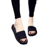 Elegant Thick Wedge Slippers