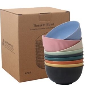 9PCS SET MICROWAVE DESERT BOWL