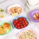 6pcs Color Pop Snack Plates