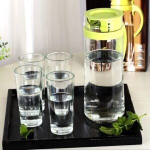 CrystalClear 5-Piece Glass Water Set