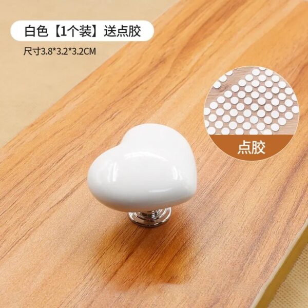 HeartGrip Ceramic Drawer Knobs