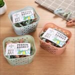30pcs Colorful Plastic Peg Set with Storage Basket