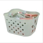 30pcs Colorful Plastic Peg Set with Storage Basket