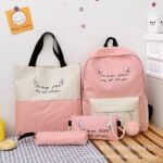 4-in-1 School Backpack Set – Yellow Edition