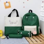 4-in-1 School Backpack Set – Yellow Edition