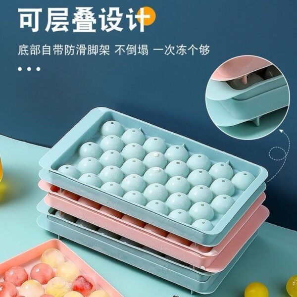 Stackable Ice Ball Maker Tray
