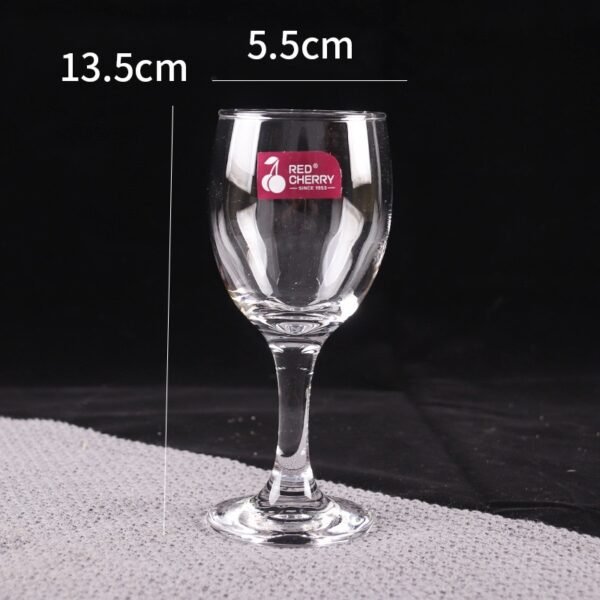 Red Cherry Goblet Glass Set – 6pcs (130ml)