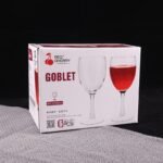 Red Cherry Goblet Glass Set – 6pcs (130ml)