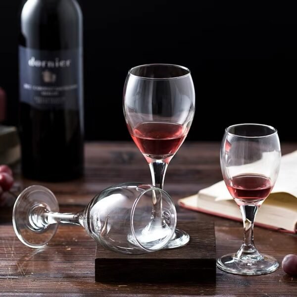 Red Cherry Goblet Glass Set – 6pcs (130ml)