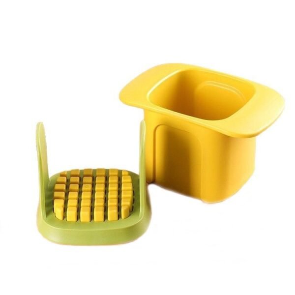 2-in-1 Vegetable Dicer & Slicer – Manual Press Style