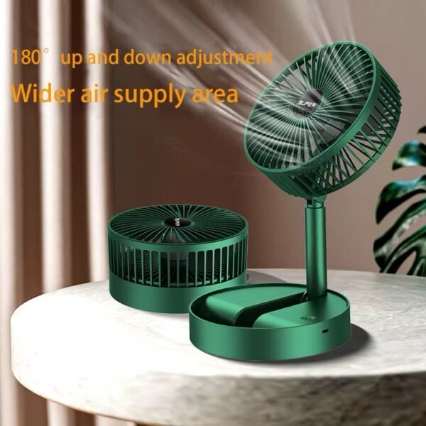 2-in-1 Desktop USB Fan with Phone Holder