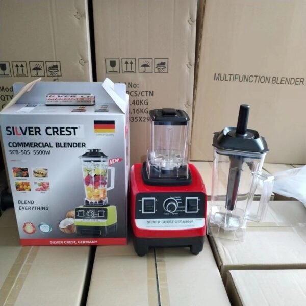 Silver Crest High-Power Industrial Blender – Model SC-1589