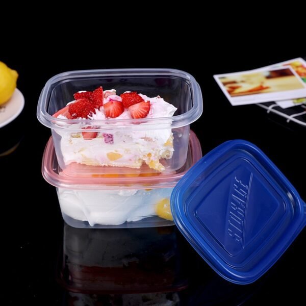 6-Pack Premium 709ml Color-Lid Food Storage Containers