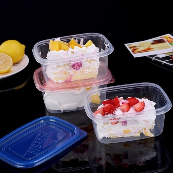 6-Pack Premium 709ml Color-Lid Food Storage Containers