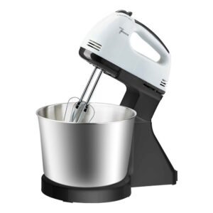 Multi-Speed Electric Stand Mixer with Stainless Steel Bowl