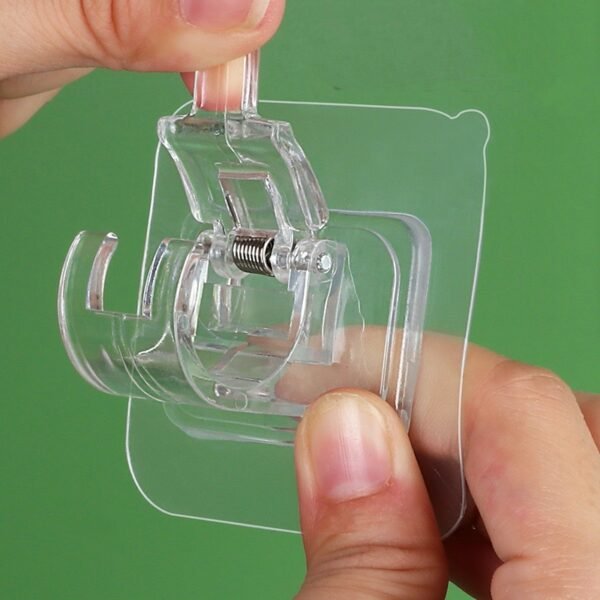 Self-Adhesive Rod Holder Clips (2pcs Set)
