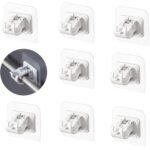 Self-Adhesive Rod Holder Clips (2pcs Set)