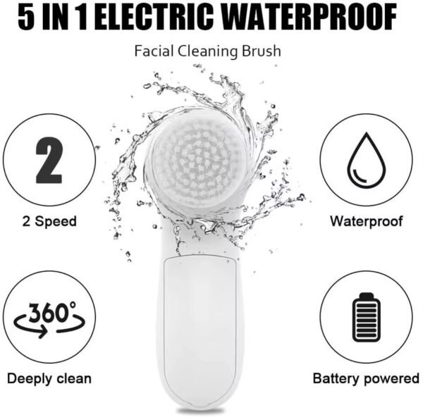 5-in-1 Electric Facial Cleansing & Beauty Massager