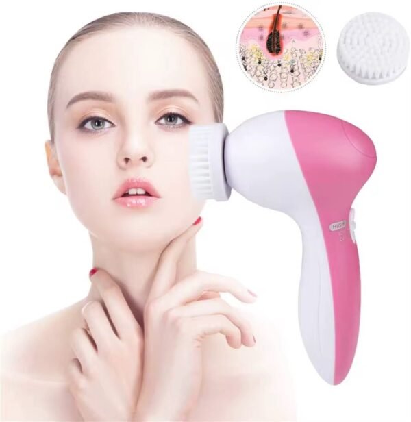 5-in-1 Electric Facial Cleansing & Beauty Massager
