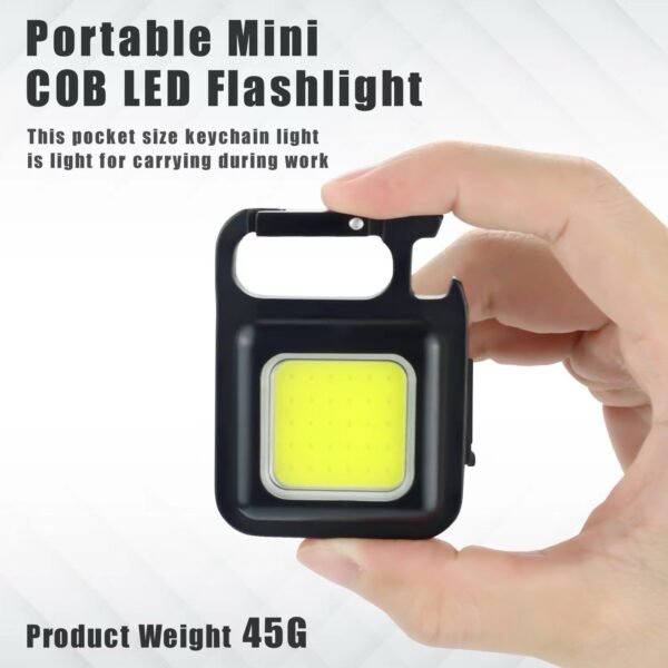8-in-1 Rechargeable Keychain Light