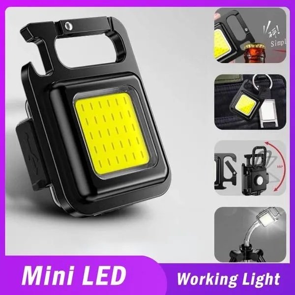 8-in-1 Rechargeable Keychain Light