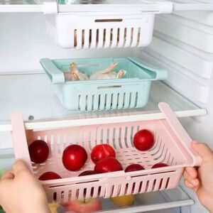Adjustable Fridge Organizer Drawer