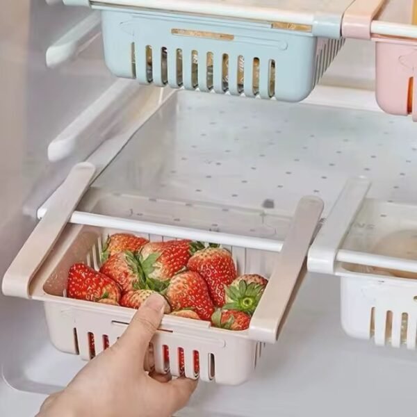 Adjustable Fridge Organizer Drawer