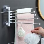 5-Bar Rotating Kitchen Towel Rack