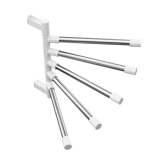 5-Bar Rotating Kitchen Towel Rack