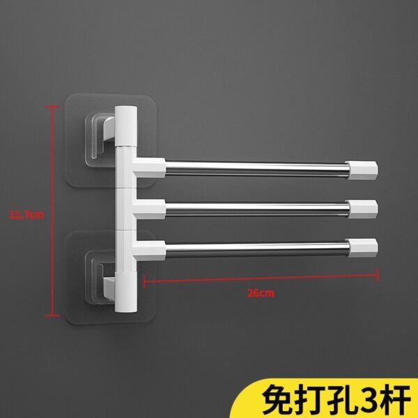5-Bar Rotating Kitchen Towel Rack