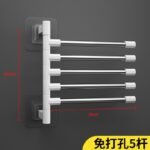 5-Bar Rotating Kitchen Towel Rack
