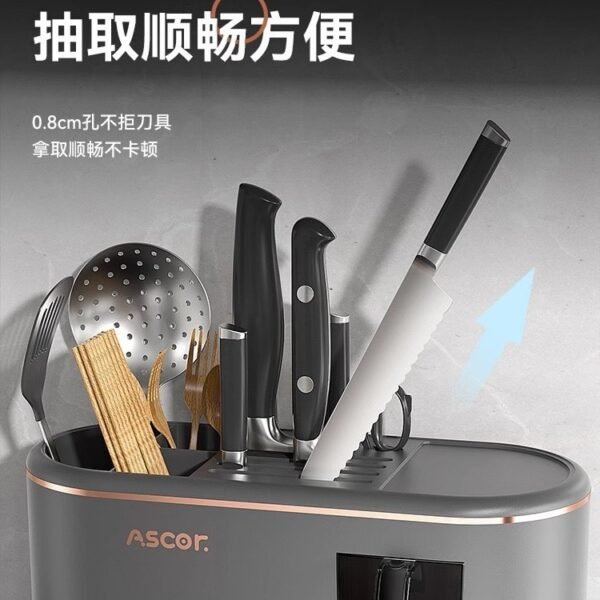 All-in-One Luxury Kitchen Knife & Utensil Organizer with Spice Drawers