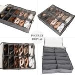 Extra Large Underbed Shoe Organizer (24 Compartments)