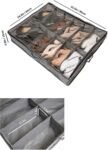 Extra Large Underbed Shoe Organizer (24 Compartments)