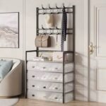 Multi-Function Hallway Rack with Dust Proof Case