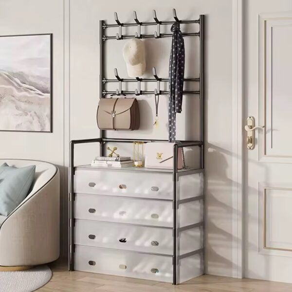 Multi-Function Hallway Rack with Dust Proof Case