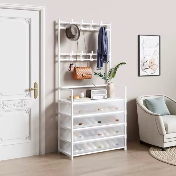 Multi-Function Hallway Rack with Dust Proof Case