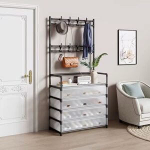 Multi-Function Hallway Rack with Dust Proof Case