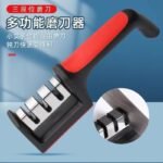 3-Stage Kitchen Knife Sharpener – Manual Handheld