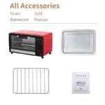 Multifunction Electric Oven – High Capacity with Double Tube Heating