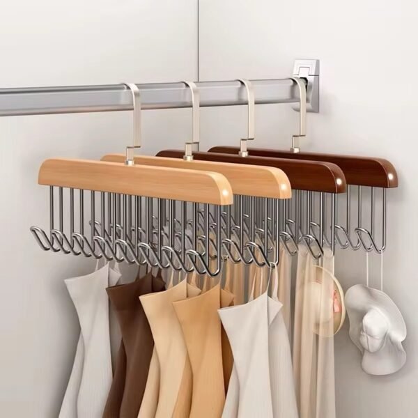 Multi-Hook Closet Hanger – Space-Saving Clothes & Accessories Organizer